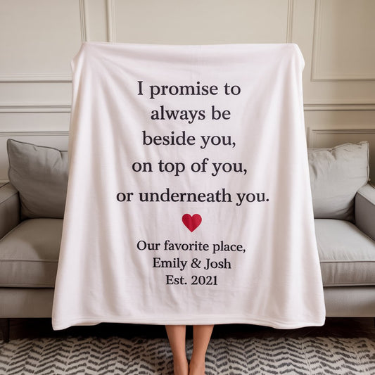 Funny Personalized Blanket Valentine's Gift