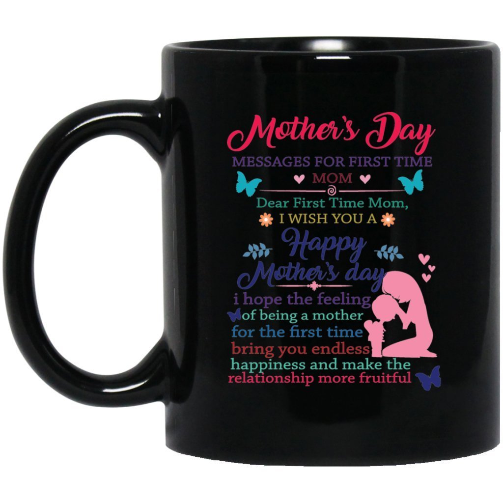 "First time mom "Happy Mother’s Day" Coffee Mug - UniqueThoughtful