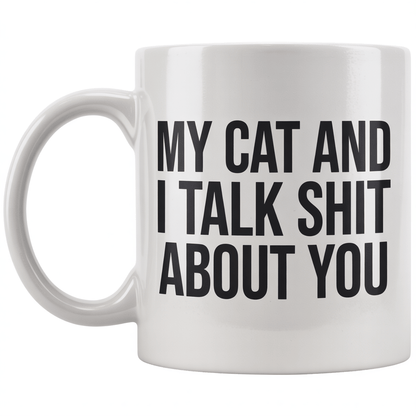 Funny Cat Lover Gift Mug - Unique Coffee Cup for Friends - UniqueThoughtful