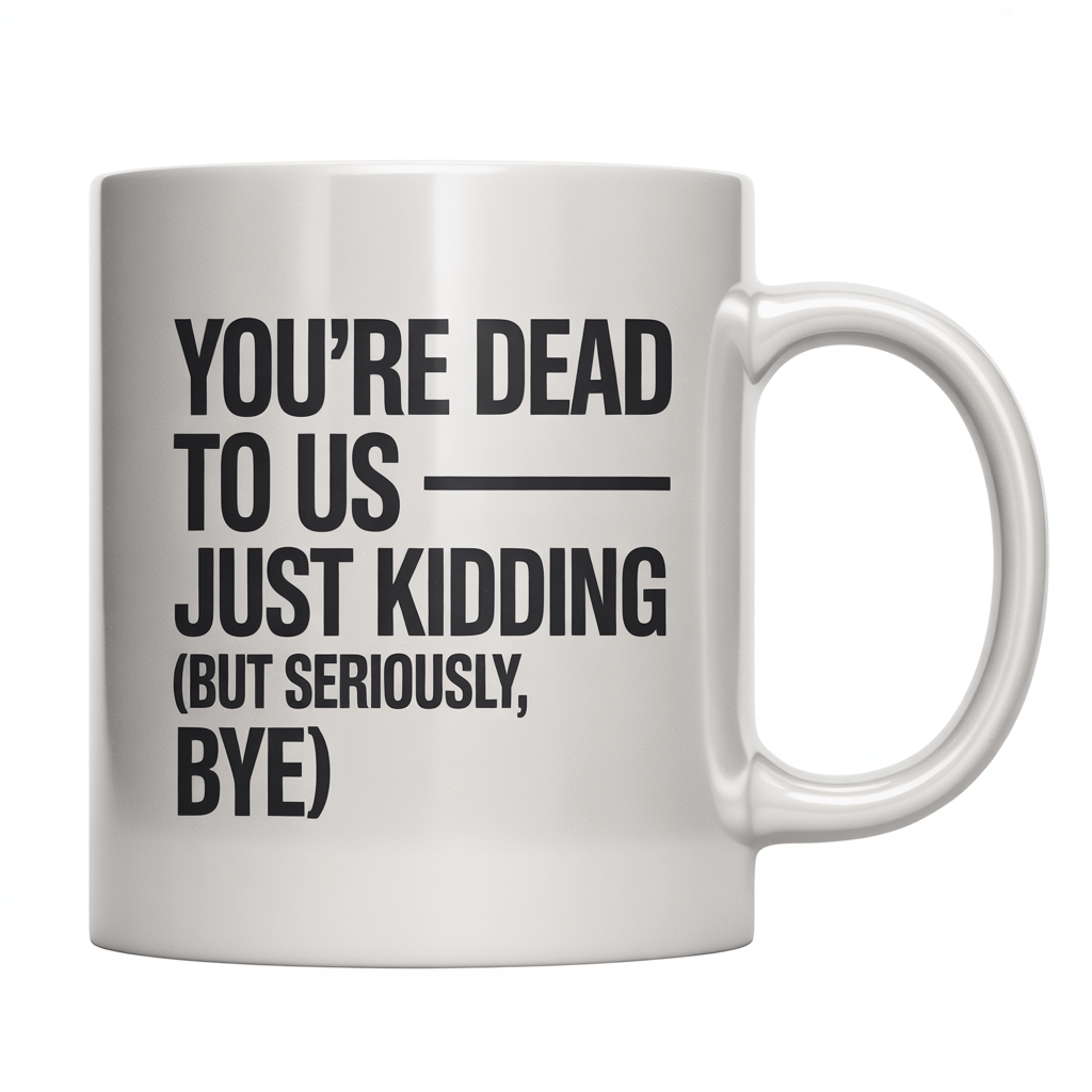 Funny Coworker Farewell Mug - Perfect Office Gift - UniqueThoughtful