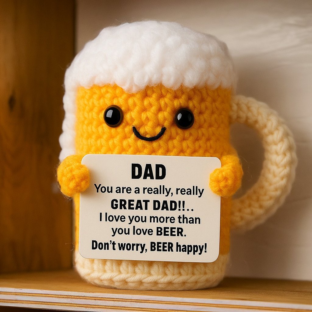 Funny Crochet Father's Day Gift - UniqueThoughtful