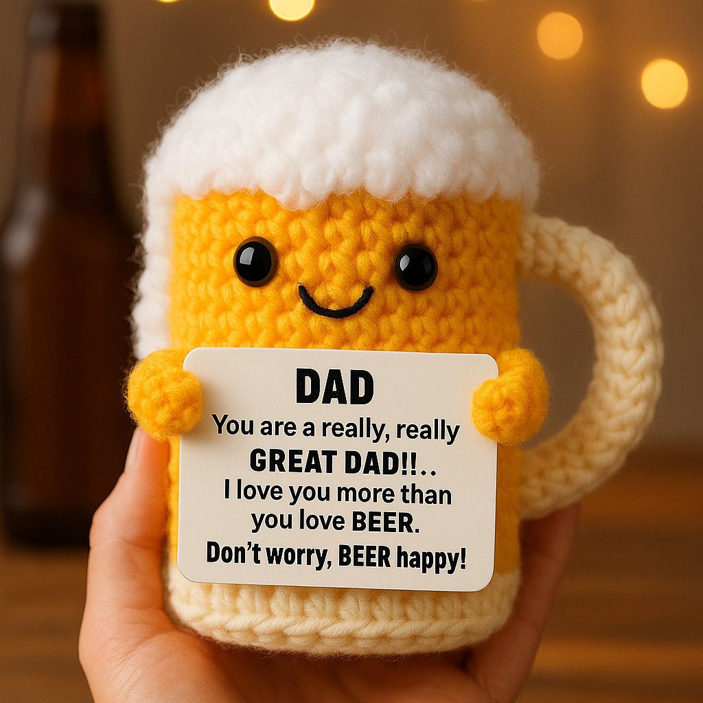 Funny Crochet Father's Day Gift - UniqueThoughtful