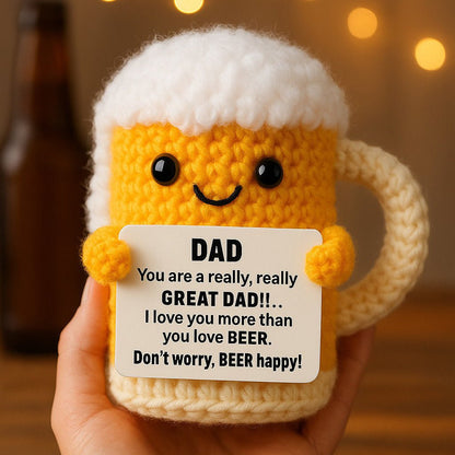 Funny Crochet Father's Day Gift - UniqueThoughtful