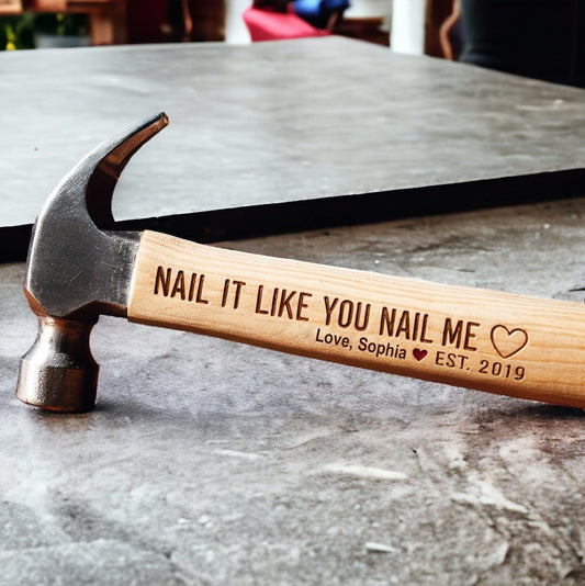 Funny Custom Hammer Gift For Him - Uniquethoughtful