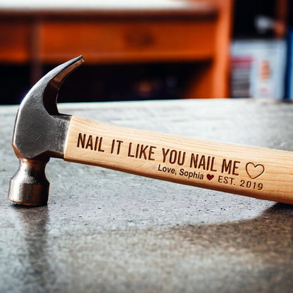 Funny Custom Hammer Gift For Him - UniqueThoughtful