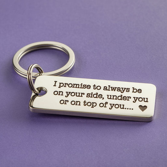 Funny keychain Valentines Gift - UniqueThoughtful