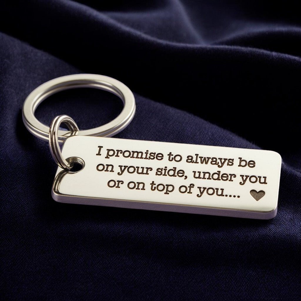 Funny keychain Valentines Gift - UniqueThoughtful