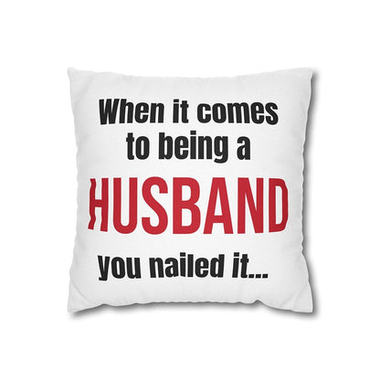 Funny Pillow Cover Set - Valentine's Day Gift For Husband - UniqueThoughtful