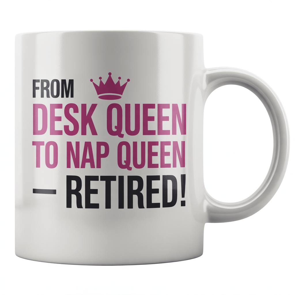 Funny Secretary Retirement Mug - Perfect Farewell Gift! - UniqueThoughtful