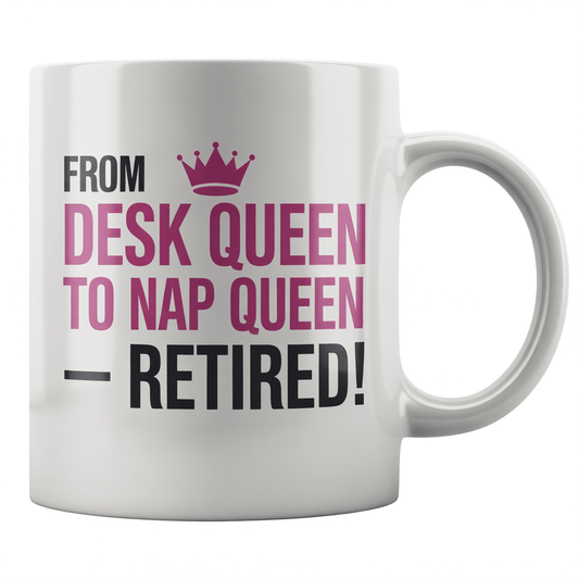 Funny Secretary Retirement Mug - Perfect Farewell Gift! - UniqueThoughtful