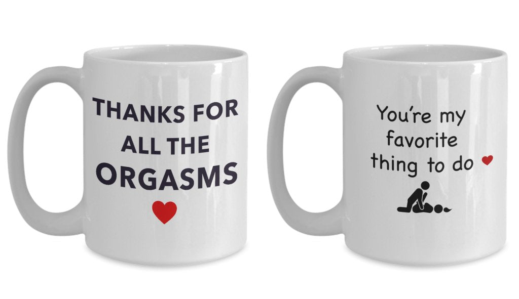 Funny Valentine Couple Coffee Mugs - UniqueThoughtful