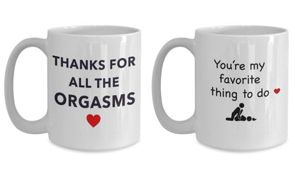 Funny Valentine Couple Coffee Mugs - UniqueThoughtful