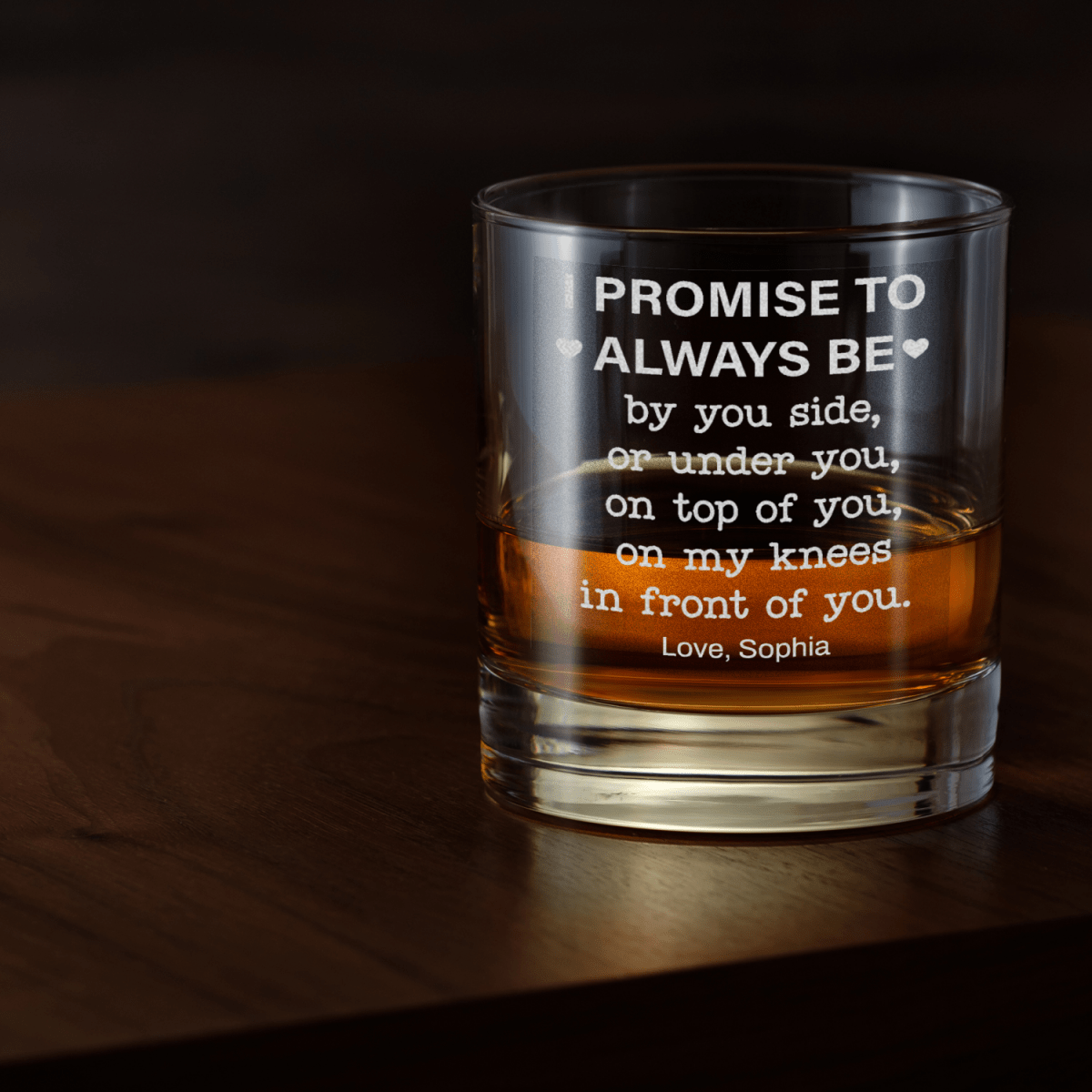 Funny Whiskey Glass - Valentine's Gift For Him - UniqueThoughtful