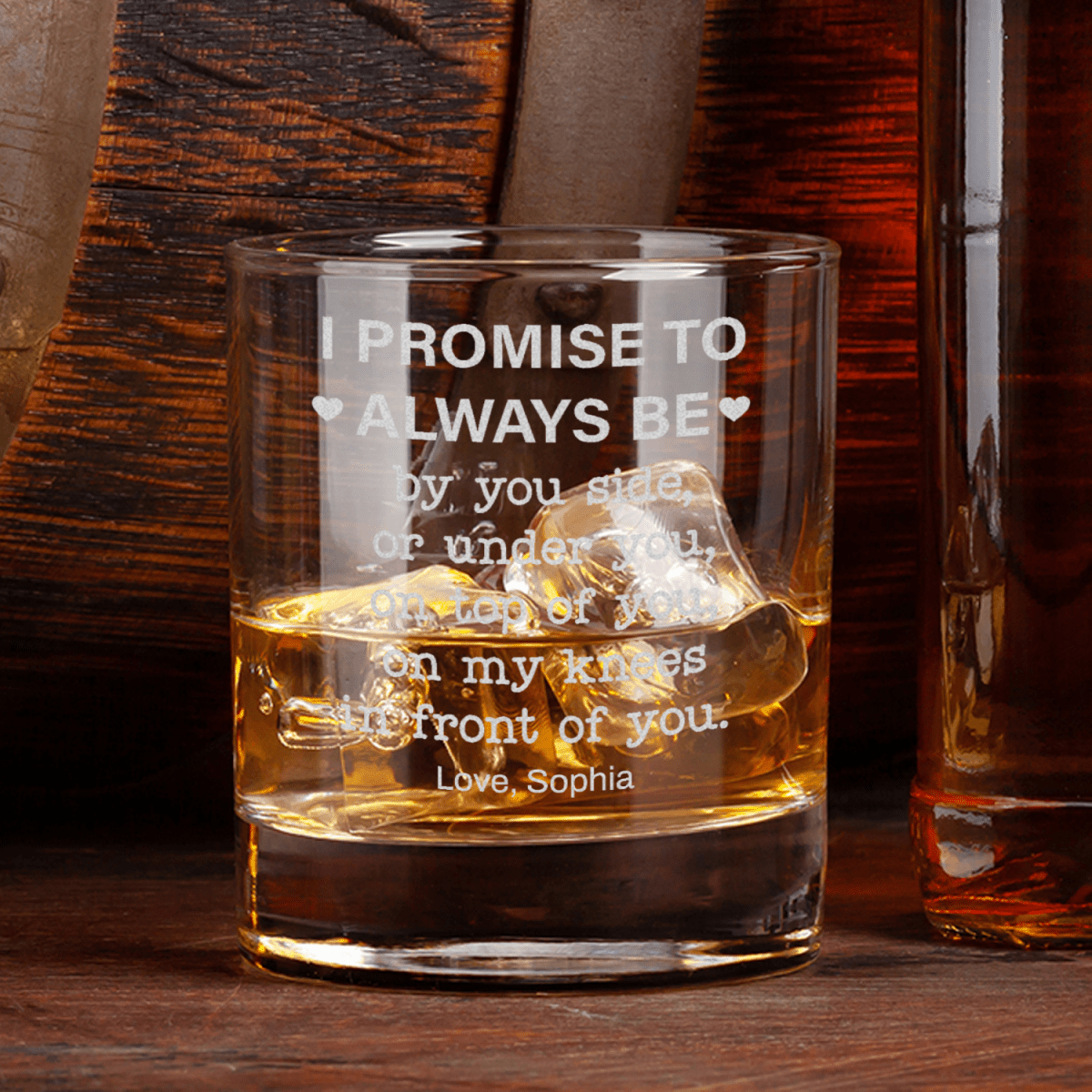 Funny Whiskey Glass - Valentine's Gift For Him - UniqueThoughtful