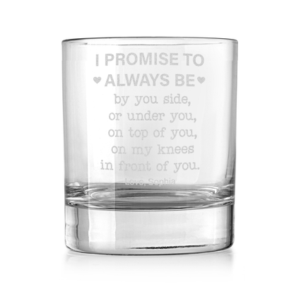 Funny Whiskey Glass - Valentine's Gift For Him - UniqueThoughtful