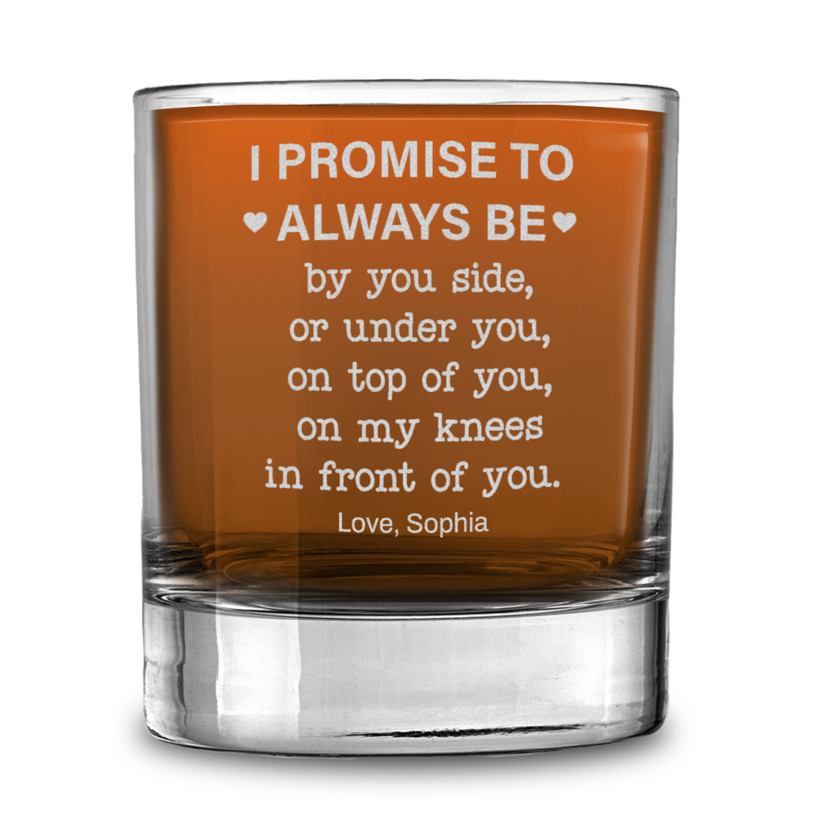 Funny Whiskey Glass - Valentine's Gift For Him - UniqueThoughtful