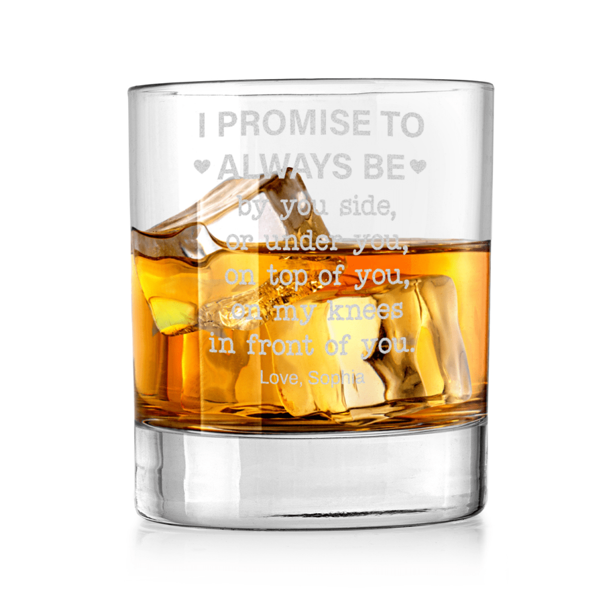 Funny Whiskey Glass - Valentine's Gift For Him - UniqueThoughtful