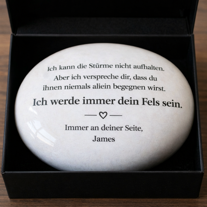 Ich werde immer dein Fels sein – Personalisiertes Geschenk