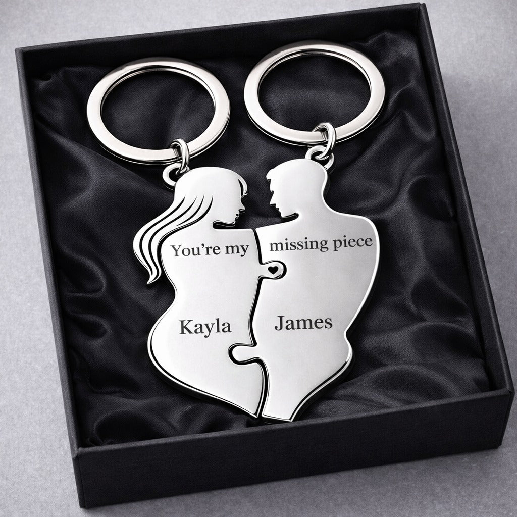 Personalized Couple Matching Puzzle set