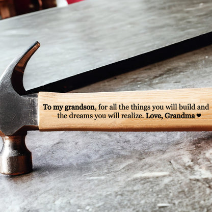 Custom Hammer Gift For Grandson