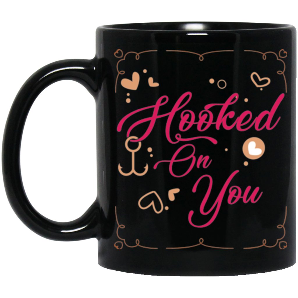 "Hooked On You" Coffee Mug for Couples - UniqueThoughtful