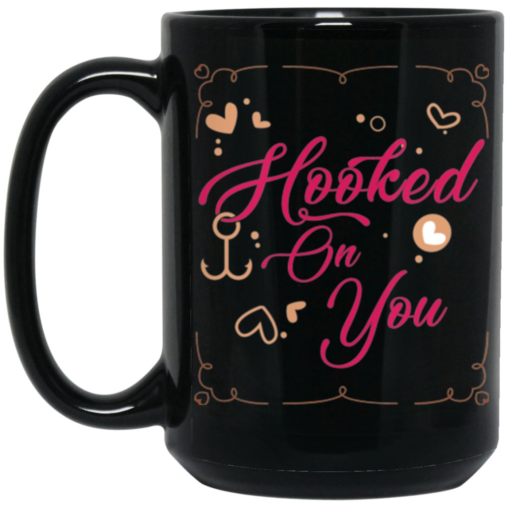 "Hooked On You" Coffee Mug for Couples - UniqueThoughtful