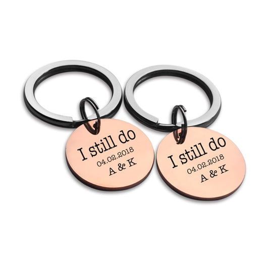 I Still Do Charm Keychain - Uniquethoughtful