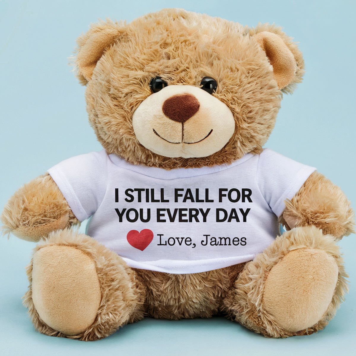 I Still Fall For You Every day - Custom Bear Gift For Husband - UniqueThoughtful