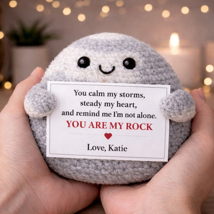 You Are My Rock - Custom Crochet Gift