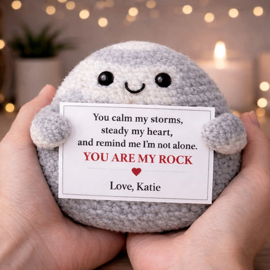 You Are My Rock - Custom Crochet Gift