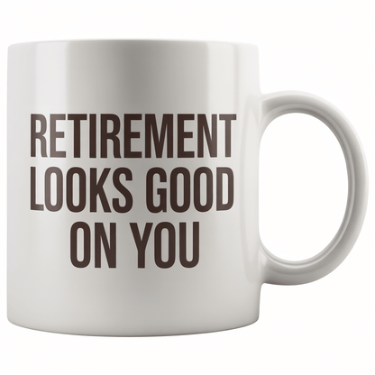 Inspirational Retirement Coffee Mug - Perfect Gift for Women - UniqueThoughtful