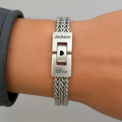Interlocking Bond Bracelet (Unisex) - UniqueThoughtful