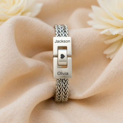 Interlocking Bond Bracelet (Unisex) - UniqueThoughtful