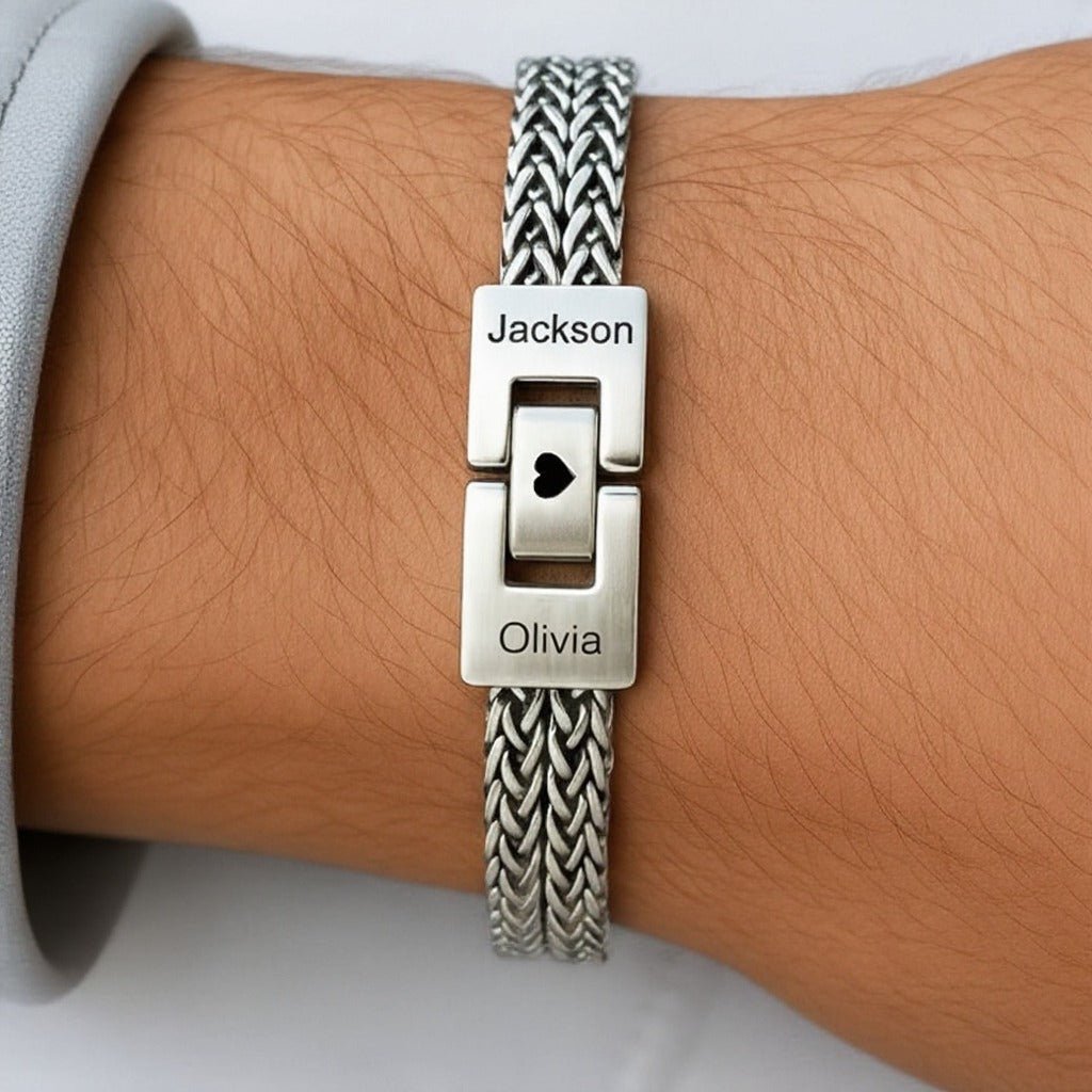 Interlocking Bond Bracelet (Unisex) - UniqueThoughtful