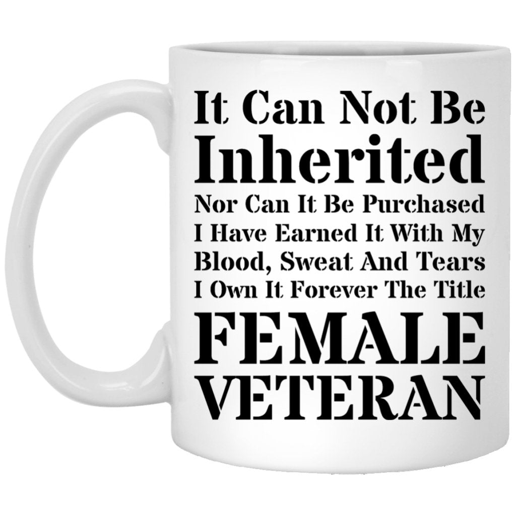 "It Cannot Be Inherited" Coffee Mug - Uniquethoughtful