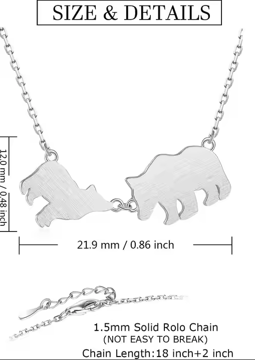 Mama Bear and Baby Bear Necklace - Perfect Mother's Day Gift - UniqueThoughtful