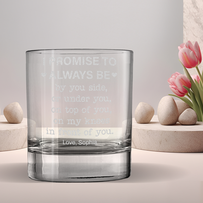 Funny Whiskey Glass - Valentine's Gift For Him