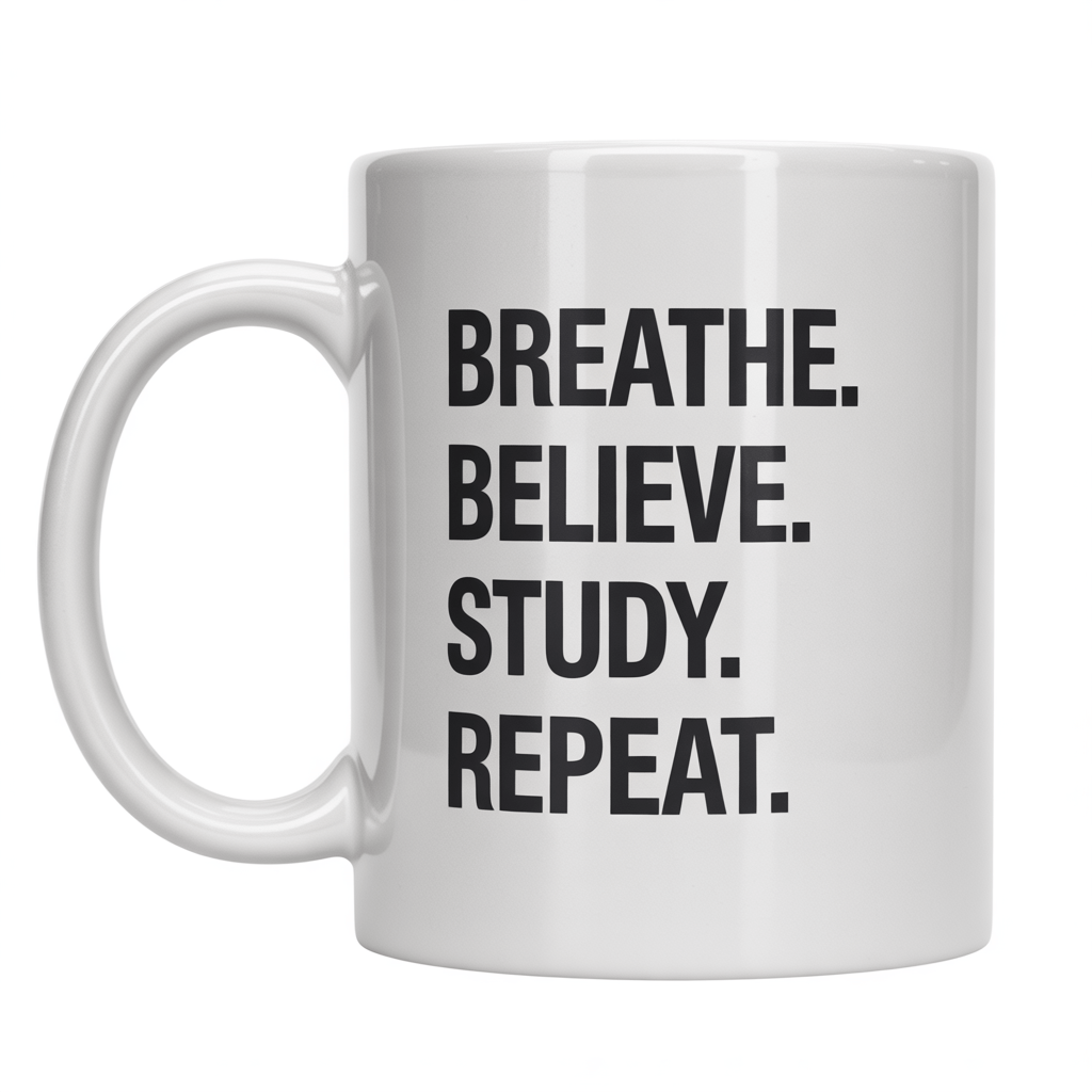 Motivational Student Coffee Mug - Study Inspiration - UniqueThoughtful