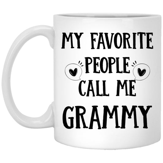 "My Favorite People Call Me Grammy" Coffee Mug - UniqueThoughtful