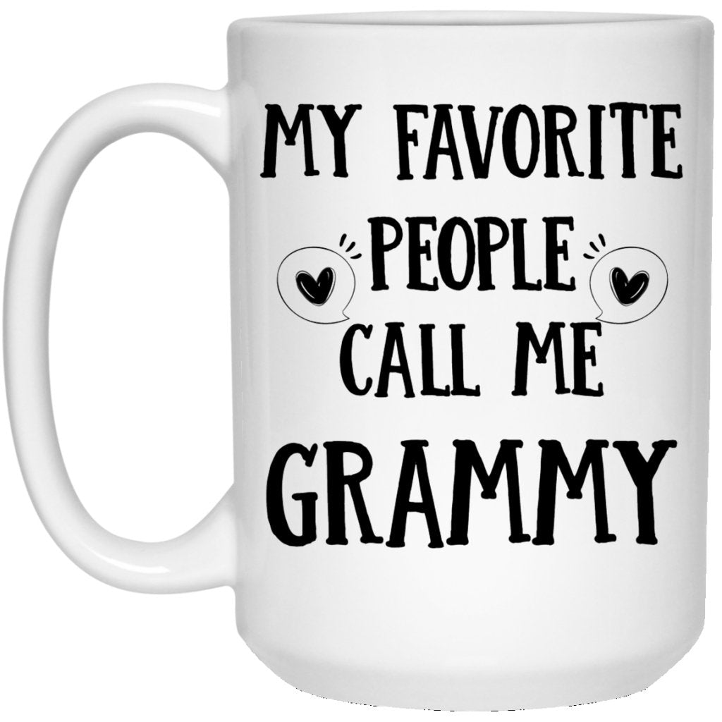 "My Favorite People Call Me Grammy" Coffee Mug - Uniquethoughtful