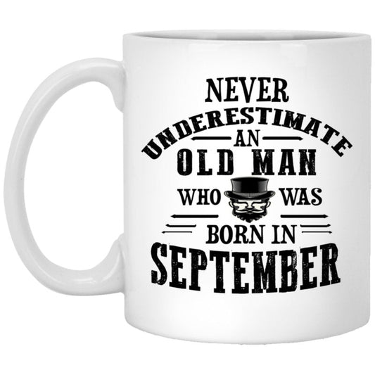 "Never Underestimate an Old Lady Who Was Born In........" Coffee Mug - UniqueThoughtful