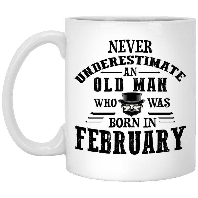 "Never Underestimate an Old Lady Who Was Born In........" Coffee Mug - UniqueThoughtful