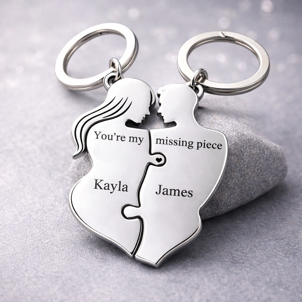 Personalized Couple Matching Puzzle set