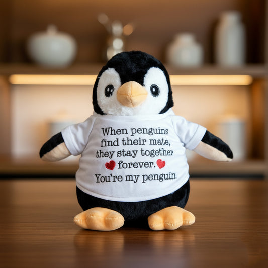 You're My Penguin Plush - Birthday, Anniversary, Christmas Gift
