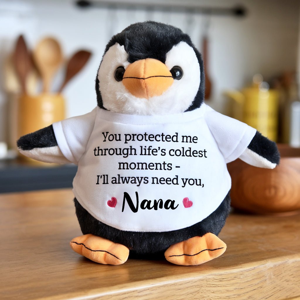 Penguin Plush Mother's Day Gift For Mom, Grandma - UniqueThoughtful