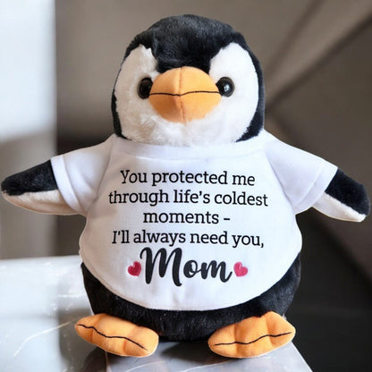 Penguin Plush Mother's Day Gift For Mom, Grandma - UniqueThoughtful