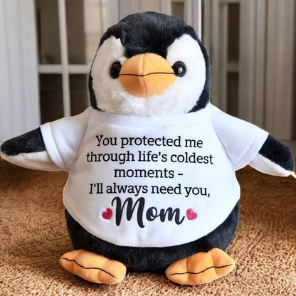 Penguin Plush Mother's Day Gift For Mom, Grandma - UniqueThoughtful