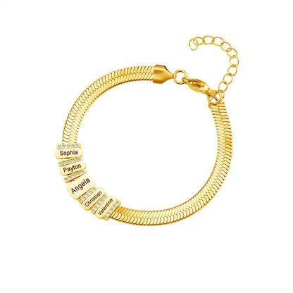 Personalized Family Names Bracelet - Mother's Day Gift - UniqueThoughtful