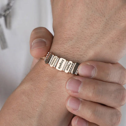 Personalized Family Names Bracelet - Mother's Day Gift - UniqueThoughtful