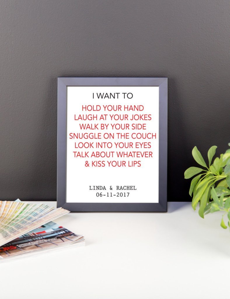 Personalized Framed poster - UniqueThoughtful